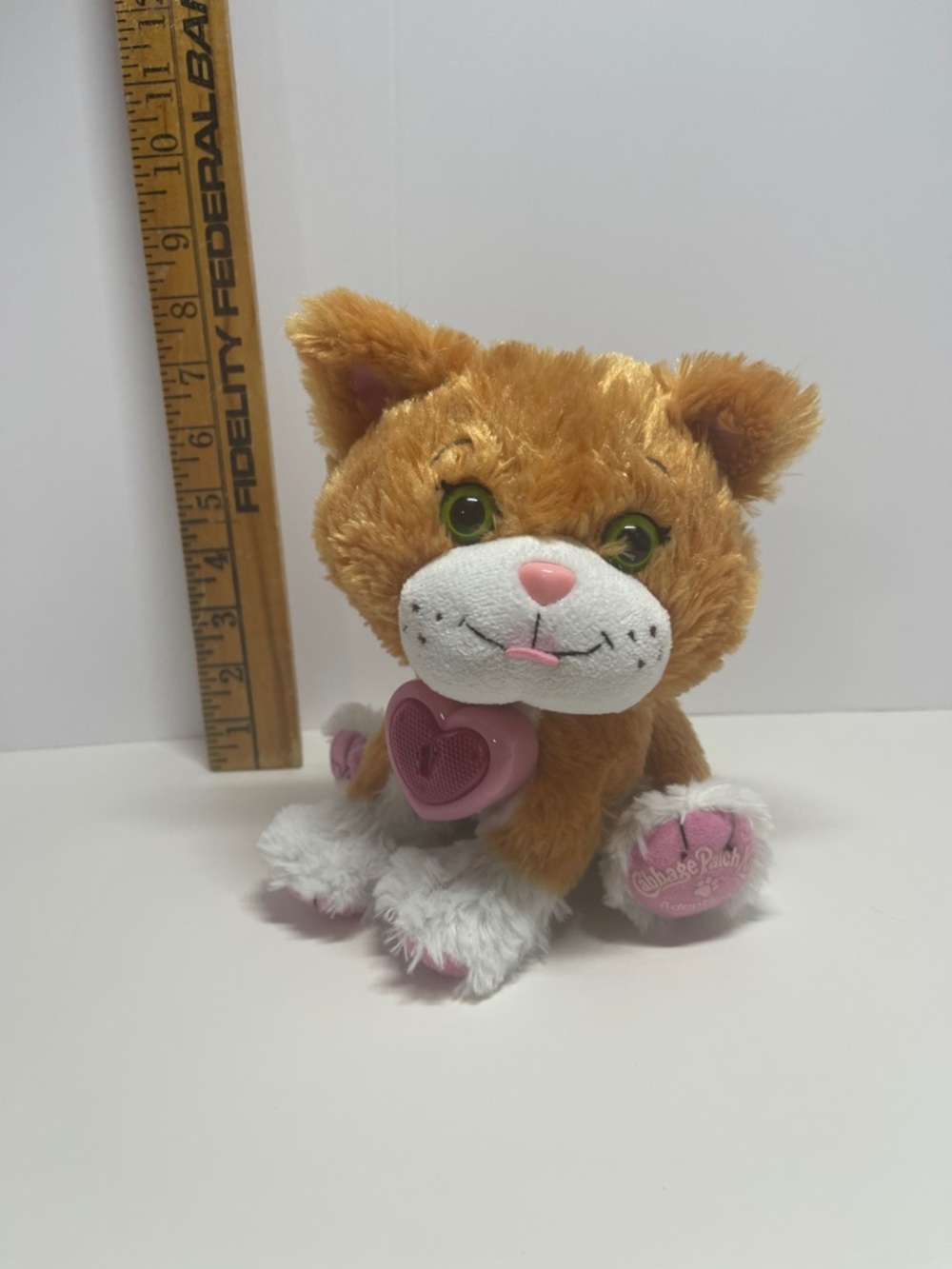 Cabbage Patch Kids Adoptimals orange tabby kitty plush toy